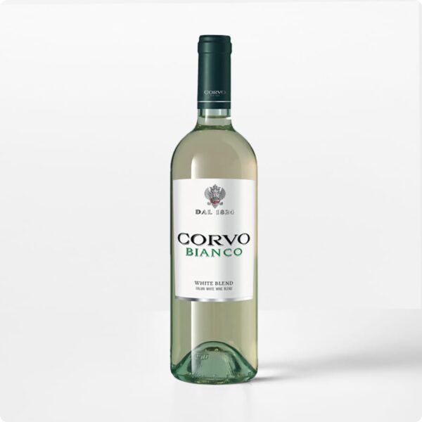 Fles Corvo Bianco wijn uit Sicilie