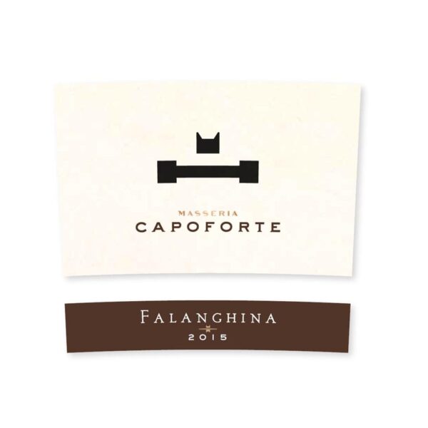 label-Falanghina-Capoforte Falangina Masseria Capoforte - Zonnig wit met mediterrane flair