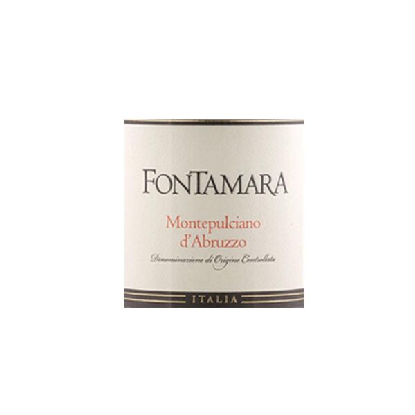 label-Fontamara Montepulciano d’Abruzzo DOC – robuuste rode wijn van Fontamara