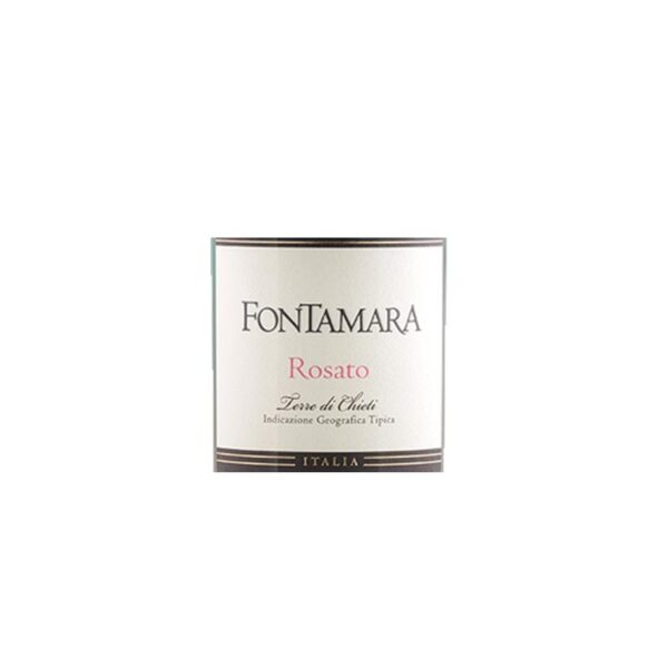 label-Fontamara-Rosato Rosato Terre di Chieti IGT – frisse rosé van Fontamara