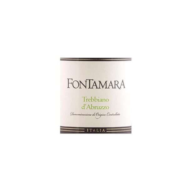 label-Fontamara-trebbiano Trebbiano d’Abruzzo DOC – frisse witte wijn van Fontamara