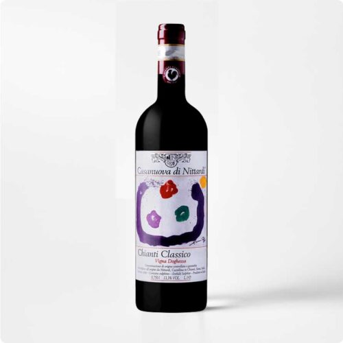 Casanuova di Nittardi Fles Casanuova di Nittardi Chianti Classico DOCG met kunstetiket