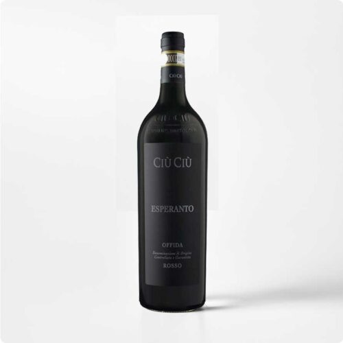 Esperanto Fles Esperanto Offida Rosso DOCG van Ciù Ciù uit Le Marche