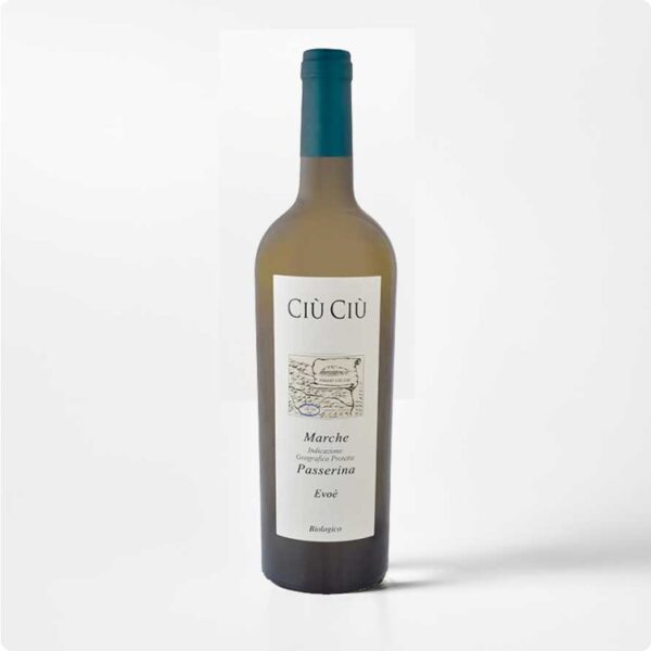 Evoe Fles Evoé Passerina IGP van Ciù Ciù uit Le Marche