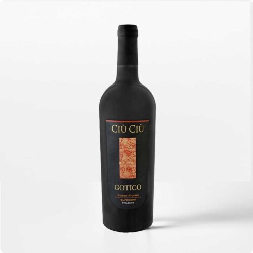 Gotica Fles Gotico Rosso Piceno Superiore van Ciù Ciù uit Le Marche