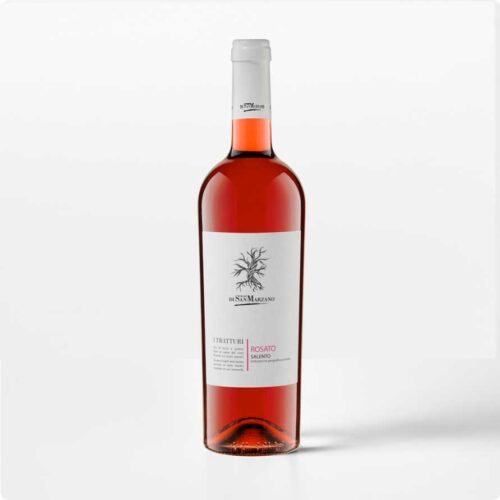 I Tratturi Rosato Losstaande fles I Tratturi Rosato wijn van San Marzano