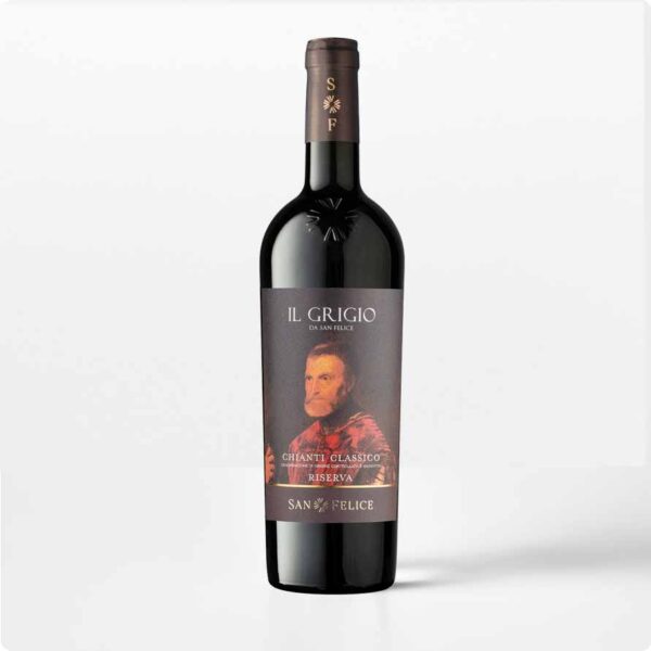 Fles Chianti Classico Riserva wijn van San Felice met Il Grigio etiket