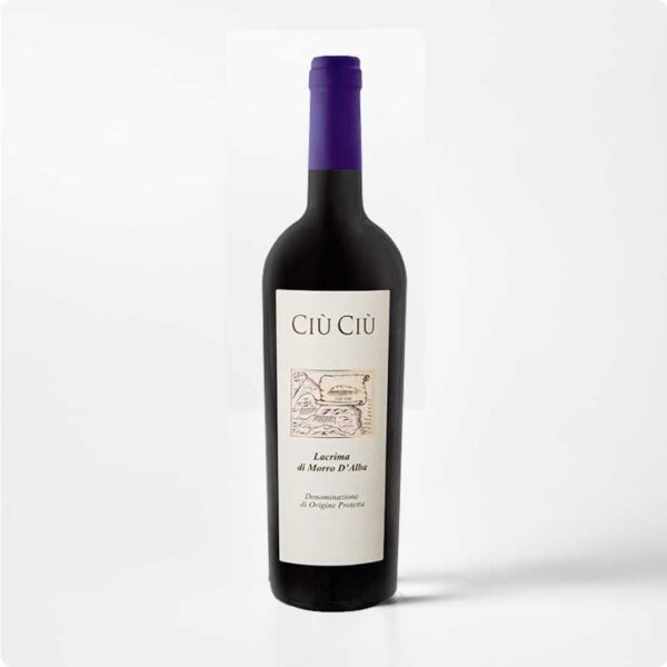 Lacrima di Morro d'Alba ciu Fles Lacrima di Morro d’Alba DOC van Ciù Ciù uit Le Marche