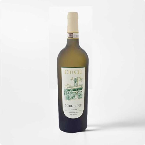 Merlettaie Fles Merlettaie Offida Pecorino DOCG van Ciù Ciù uit Le Marche