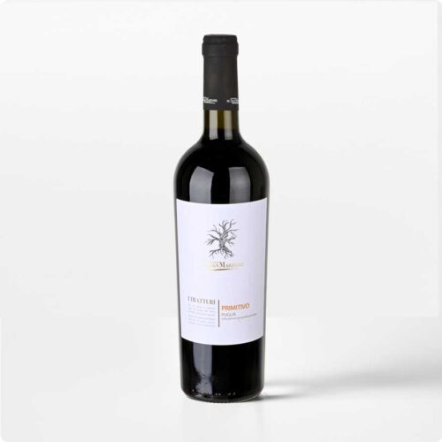 Primitivo I Tratturi Losstaande fles I Tratturi Primitivo Puglia IGP wijn van San Marzano