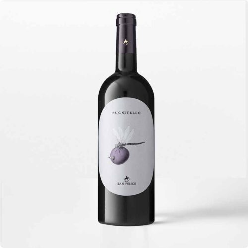Pugnitello san Felice Fles Pugnitello wijn van San Felice met licht etiket
