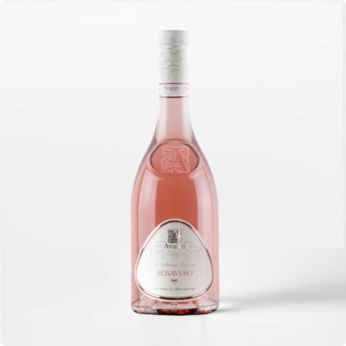 Rosavera Losstaande fles Rosavero Valtenesi Chiaretto DOC wijn van Avanzi