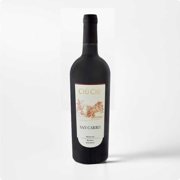 San Caro Fles San Carro Rosso Piceno van Ciù Ciù uit Le Marche