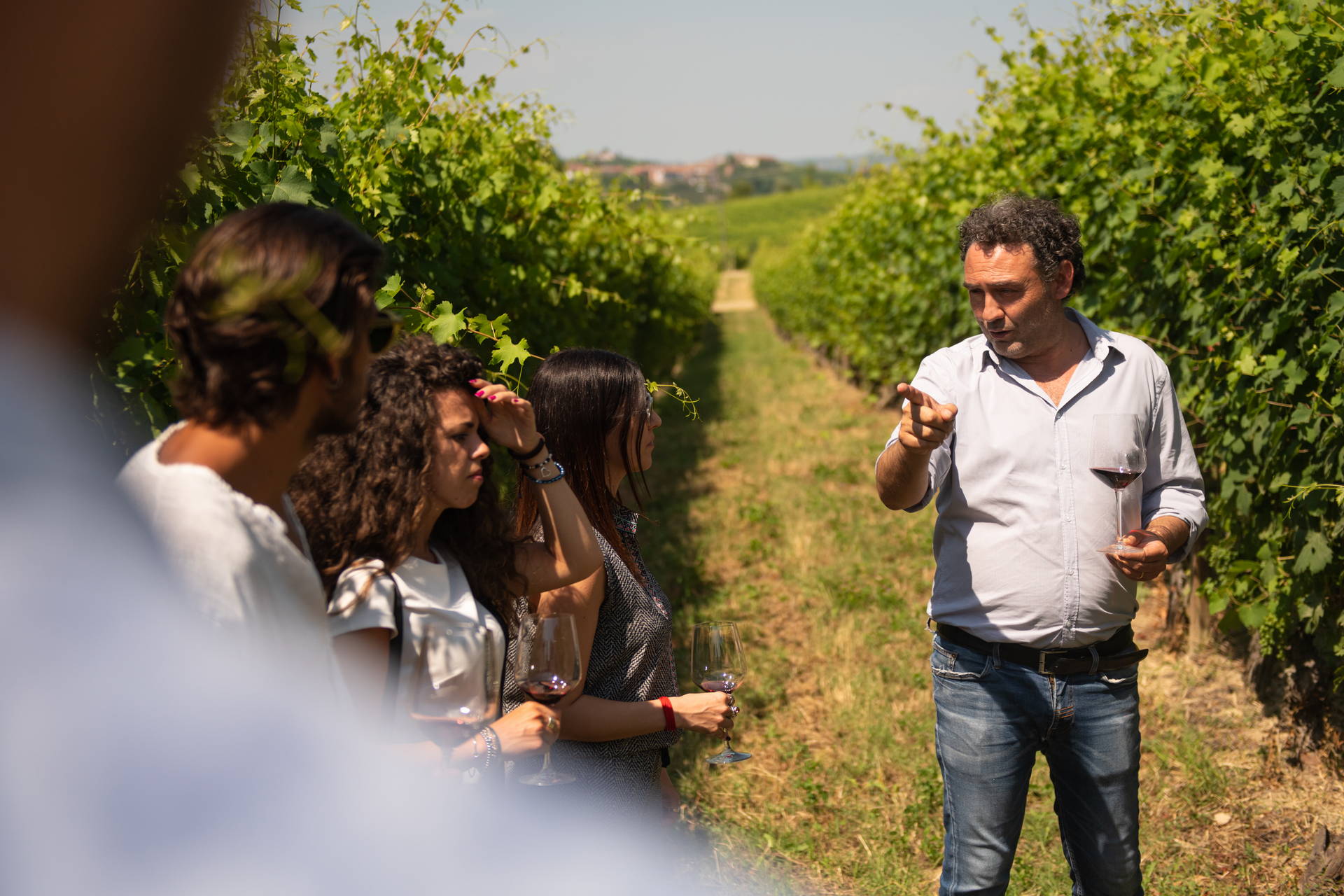 Alessandro Rivetto in de wijngaard