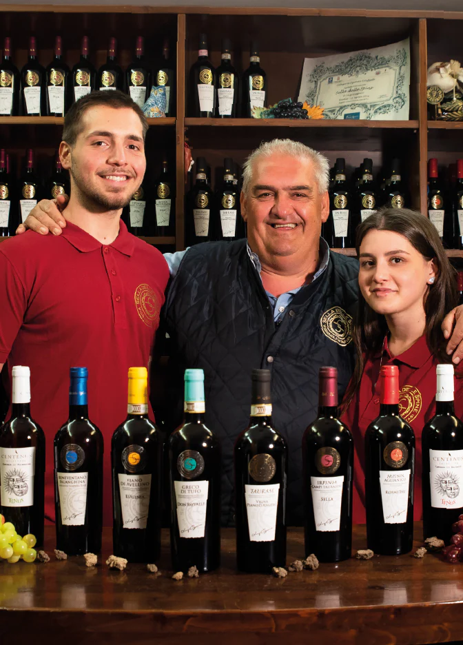 Luigi en zijn kinderen van Sella delle Spine