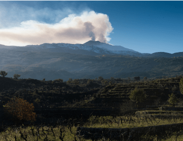 Duca di Salaparuta in de nabijheid van de Etna, Sicilië