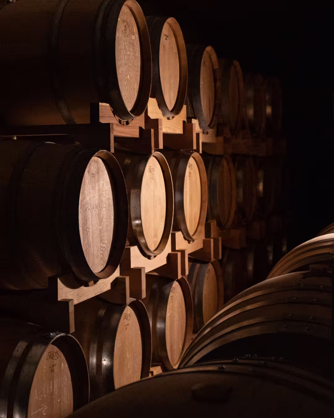 Houten vaten voor Bepin de Eto wijnen