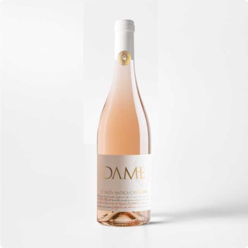 DAME ROSATO DAMME Etna Rosato DOC fles op witte achtergrond