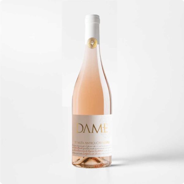 DAMME Etna Rosato DOC fles op witte achtergrond