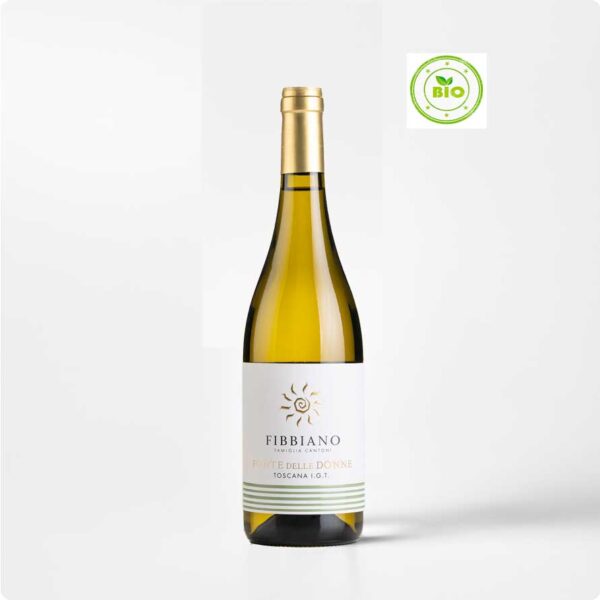 Fonte delle Donne Fles Fonte delle Donne IGT Toscana tegen witte achtergrond