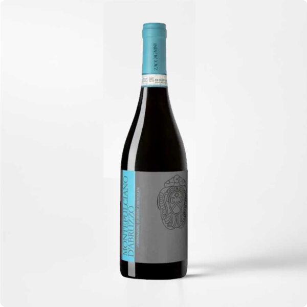 Montepulciano Zaccagnini premium Fles Zaccagnini Montepulciano Biologico zonder touwtje op witte achtergrond