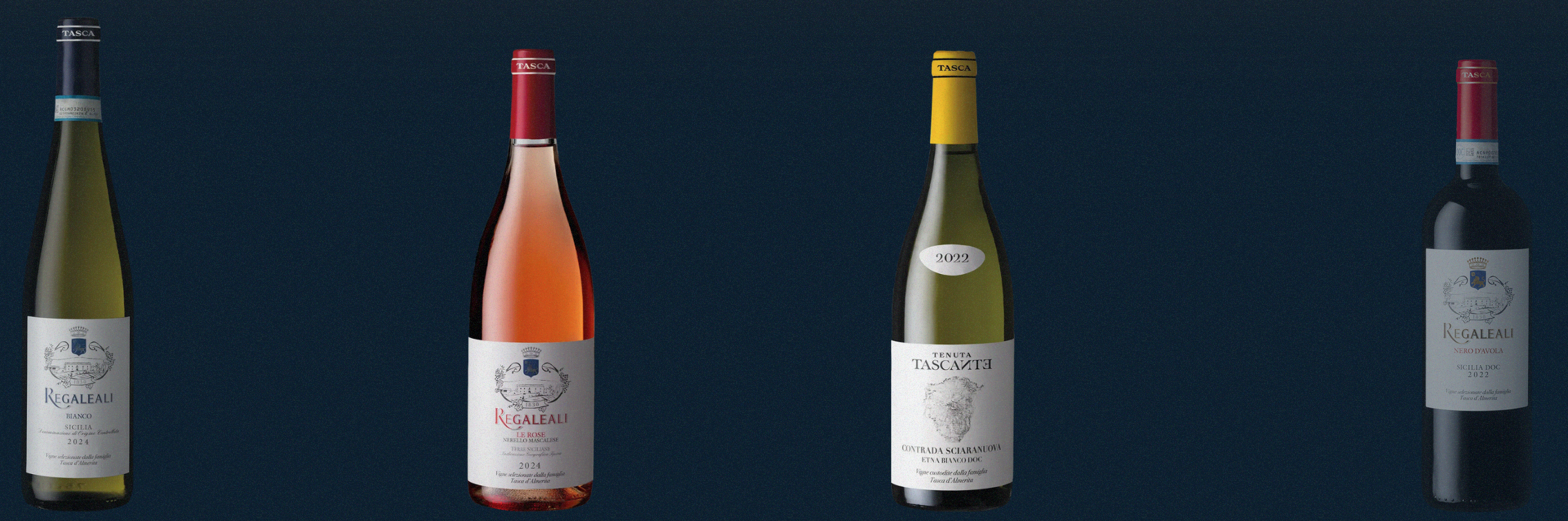 Regaleali wijnen uit de lijn van Tasca d' Almerita