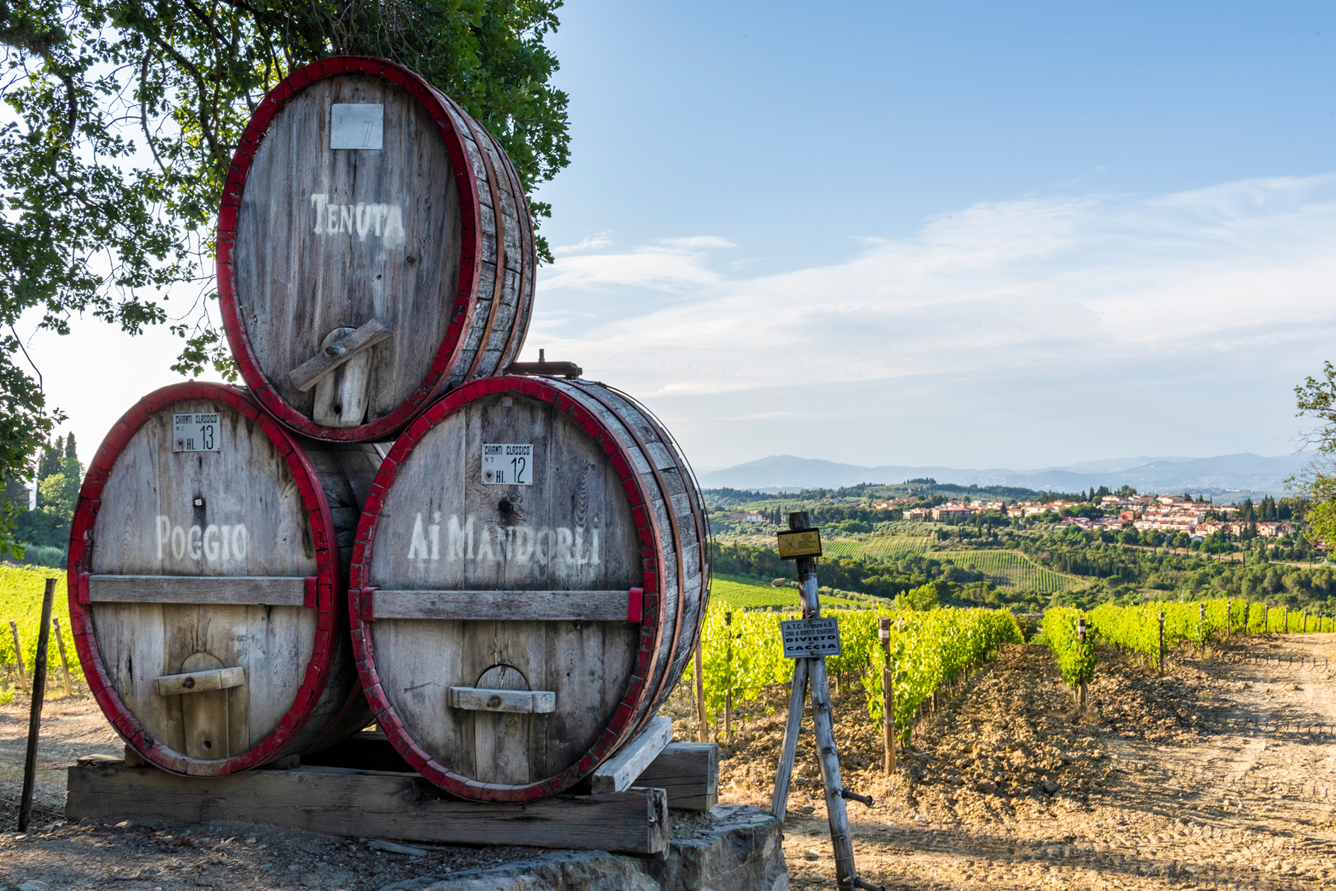 Buitengezicht van de Poggio ai Mandorli