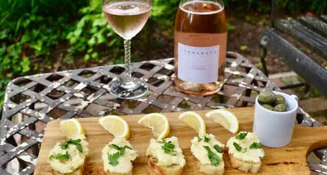 spumante rosato met hapjes