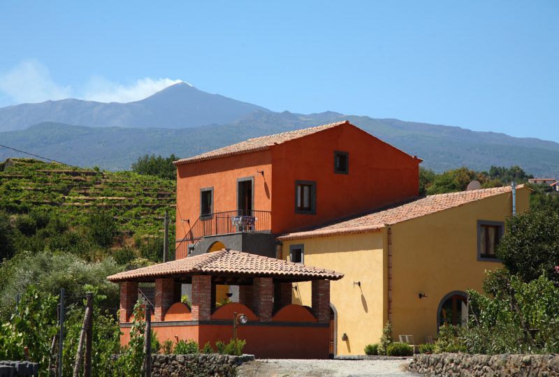 enuta Antica Cavalleria op de noordflank van de Etna