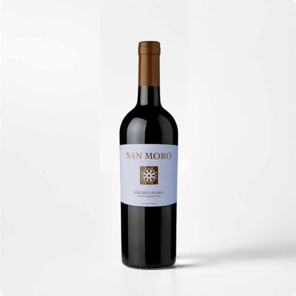 San Moro Negroamaro Fles San Moro Negroamaro wijn van Produttori di Manduria